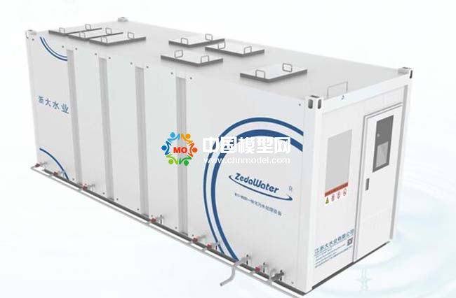 農(nóng)村生活污水處理設(shè)備沙盤模型，MBBR一體化污水處理設(shè)備沙盤模型