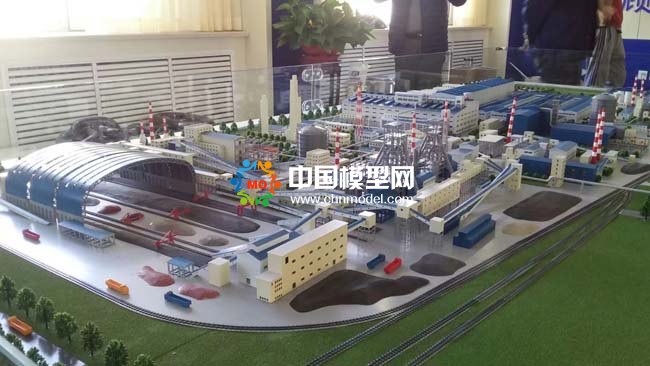 巨能特鋼廠區(qū)沙盤(pán)模型，新工藝新技術(shù)新材料新裝備實(shí)驗(yàn)基地