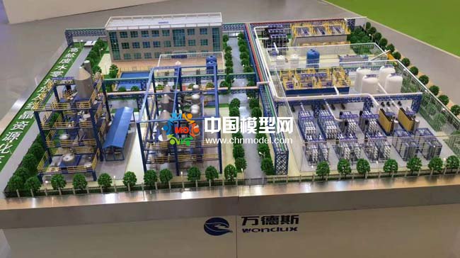 高鹽廢水零排及結(jié)晶資源化沙盤模型