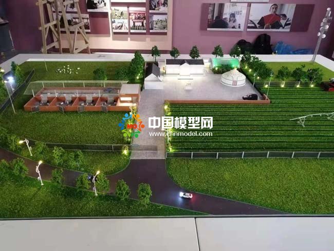 牧民生活沙盤模型，蒙古包模型