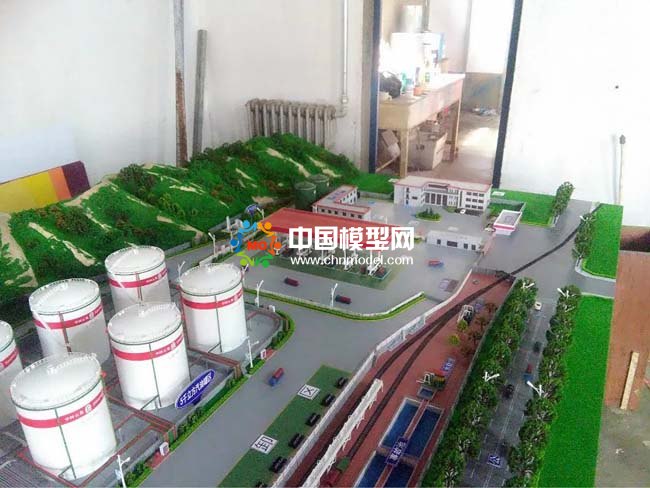 石油存儲智慧油庫沙盤模型