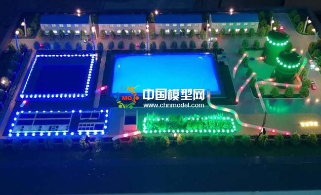 集中式沼氣能源站糞污資源化利用沙盤(pán)模型