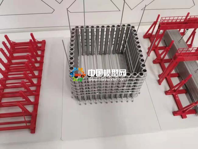 城市高架預制裝配式橋梁工藝沙盤模型