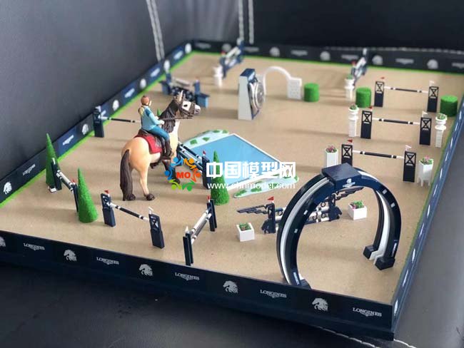 浪琴賽馬場沙盤模型