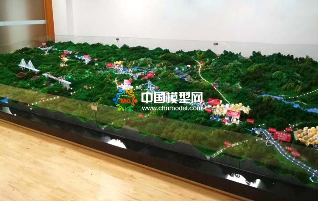 遵余高速公路沙盤模型