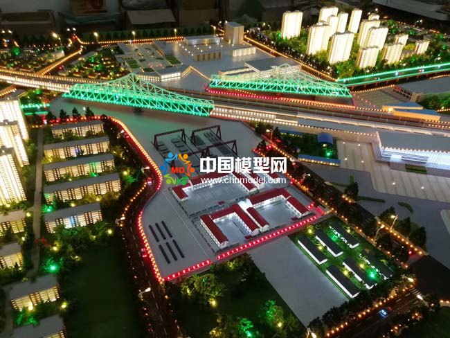 高速公路沙盤，橋梁隧道沙盤模型