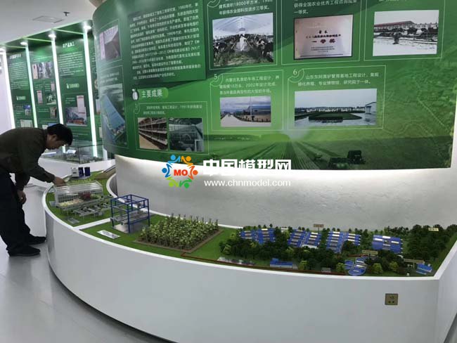 裝配式日光大棚及規(guī)?；B(yǎng)殖基地沙盤(pán)模型