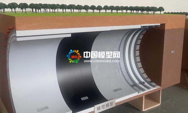 地鐵車站施工工藝沙盤模型