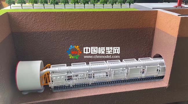 地鐵車站施工工藝沙盤模型