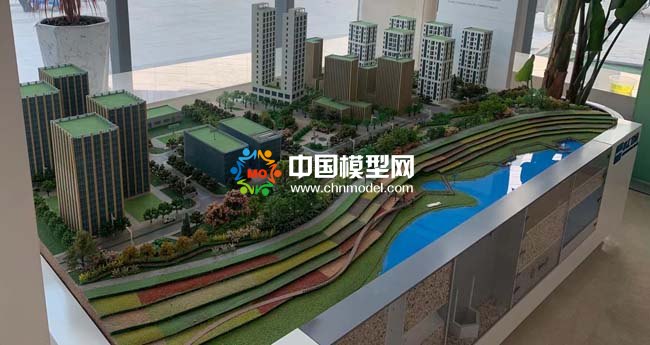海綿城市與市政智能排水管網系統沙盤模型