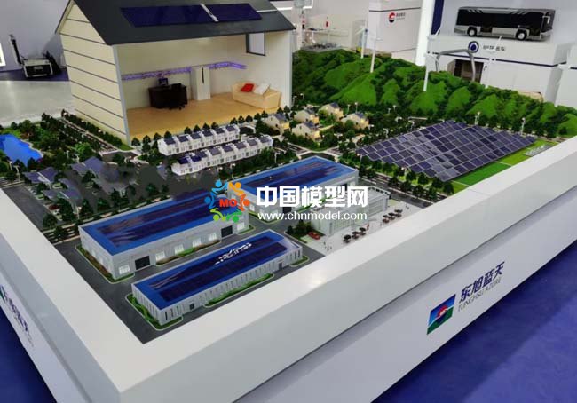 光伏電站智能運(yùn)維管理平臺沙盤模型