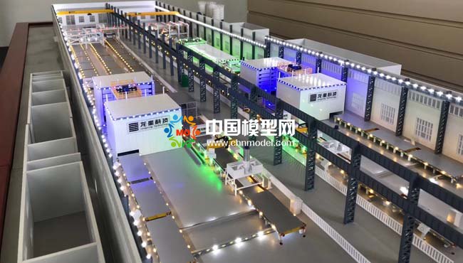 裝配式建筑整體解決方案生產(chǎn)基地沙盤(pán)模型