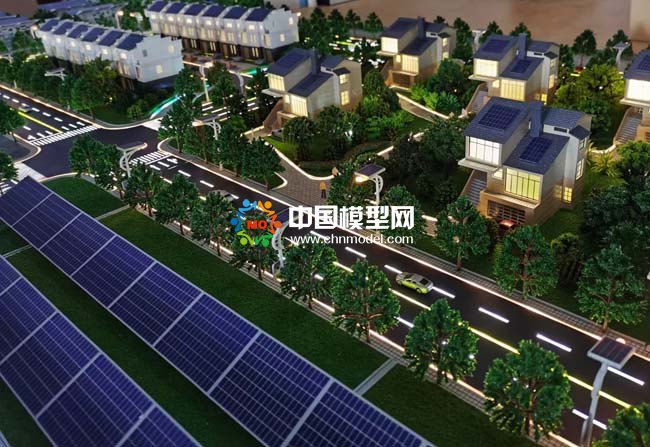 屋頂太陽能發(fā)電站沙盤模型