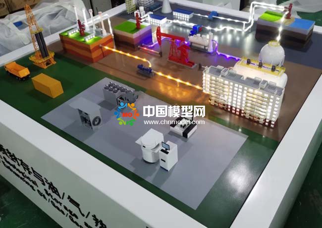 油氣熱增產(chǎn)利用沙盤(pán)模型