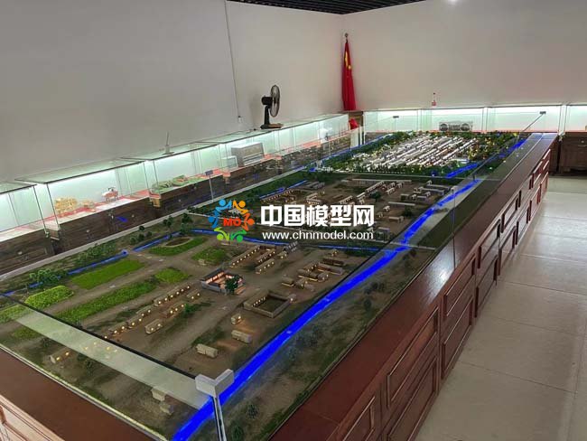 村鎮(zhèn)黨史展沙盤模型