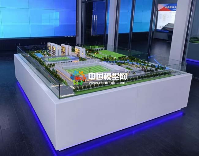 足球訓(xùn)練基地沙盤(pán)模型