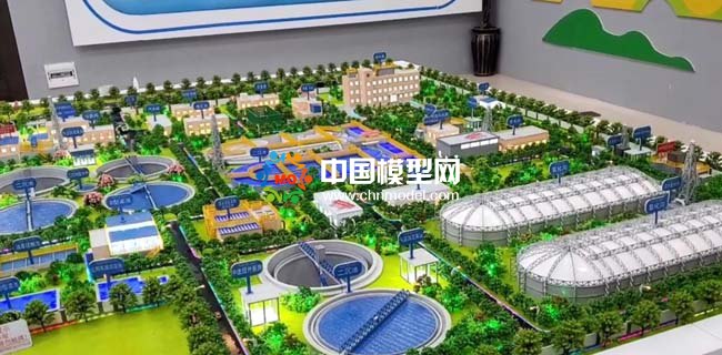現(xiàn)代化污水處理廠沙盤模型處理過程解讀