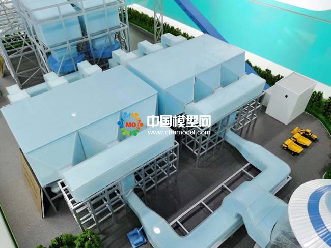 燃煤機組超低排放沙盤模型