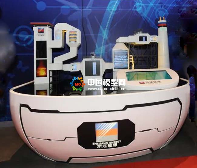 燃煤發(fā)電超低排放技術(shù)沙盤模型