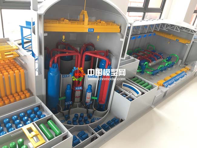 第四代核電高溫氣冷堆核電站模型