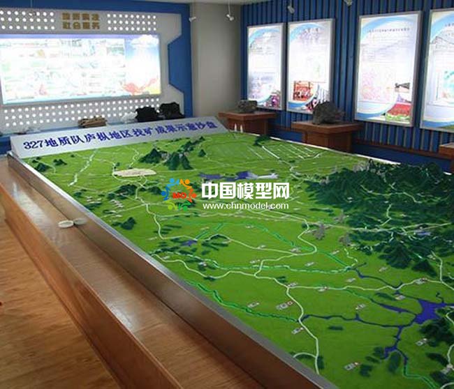 地質礦產勘測沙盤模型