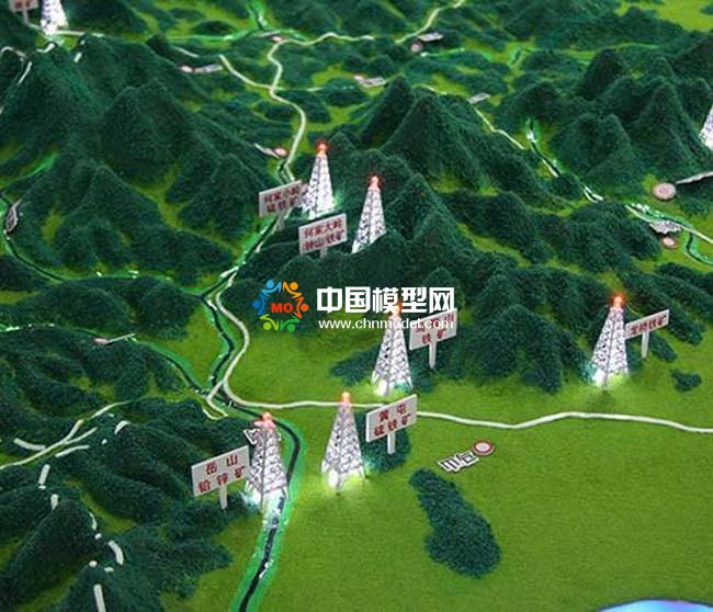 地質礦產勘測沙盤模型