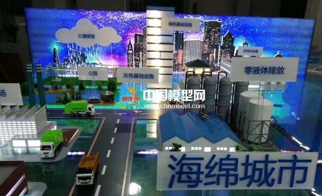 城市環(huán)境治理數(shù)字孿生沙盤模型