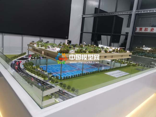 燈湖片區(qū)水質(zhì)凈化廠沙盤模型