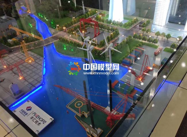 起重機應(yīng)用場景沙盤模型
