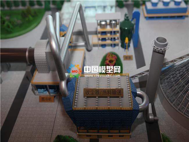 新型干法水泥生產(chǎn)線沙盤模型