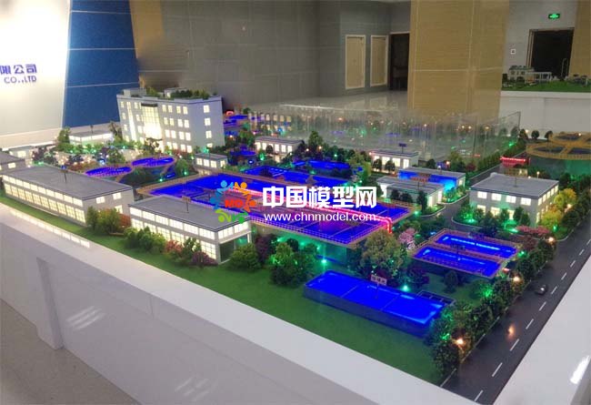 自來水廠沙盤模型