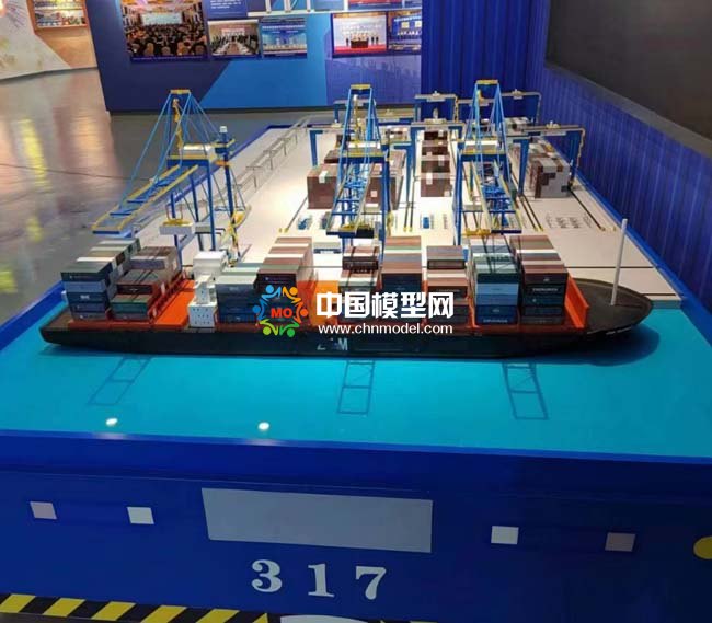 港口物流航運沙盤模型