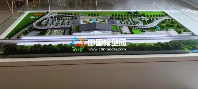 杭溫高鐵楠溪江站站房沙盤(pán)模型