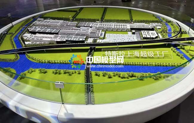 特斯拉（Tesla）上海超級(jí)工廠沙盤(pán)模型
