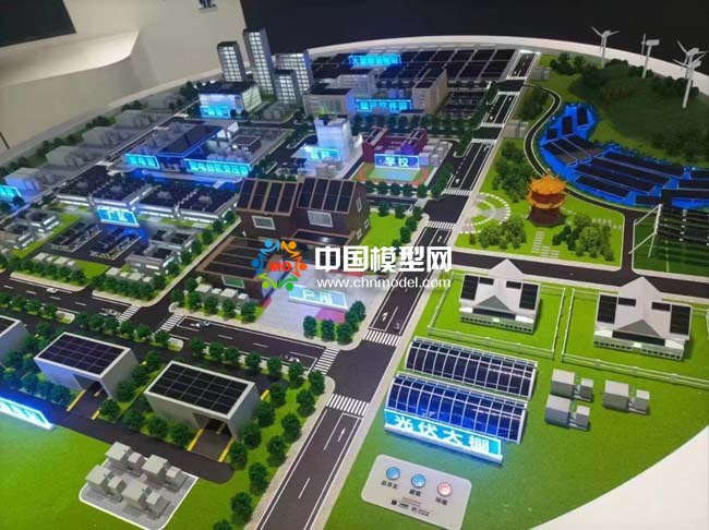 光伏太陽能全場(chǎng)景沙盤模型