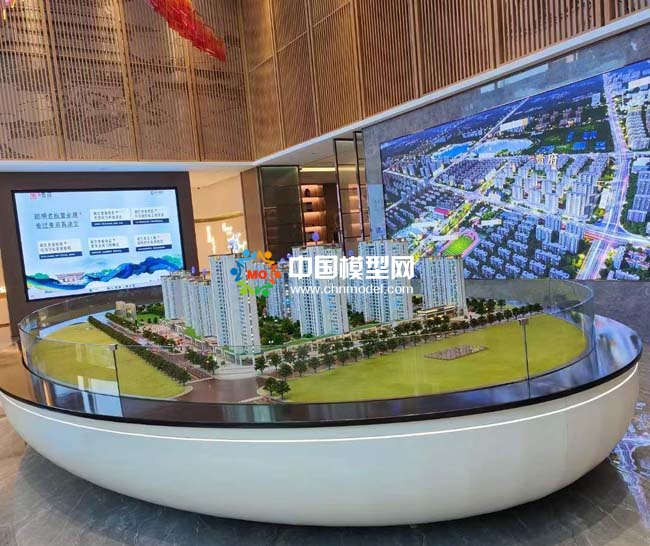 房地產(chǎn)售樓部沙盤模型