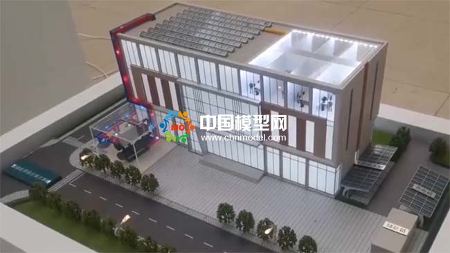 智慧綠色能源建筑沙盤模型