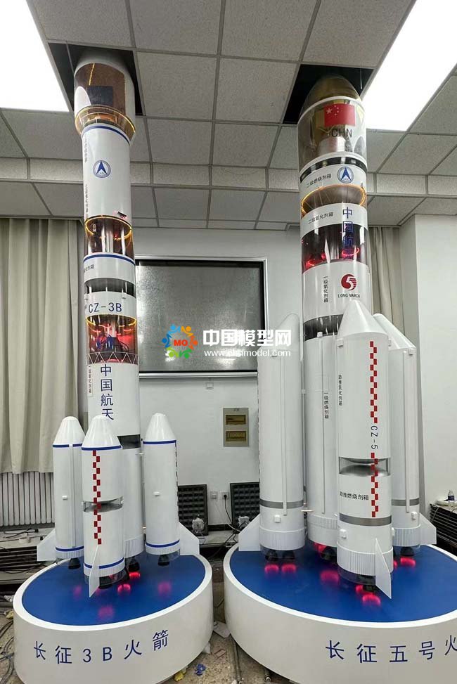 中國(guó)航天長(zhǎng)征火箭模型