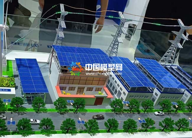 光儲充一體化的家庭能源沙盤模型