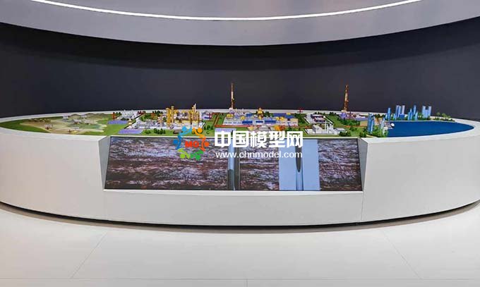 油田環(huán)保安全監(jiān)測預(yù)警沙盤模型