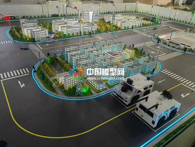 智能網(wǎng)聯(lián)實(shí)訓(xùn)交通沙盤模型