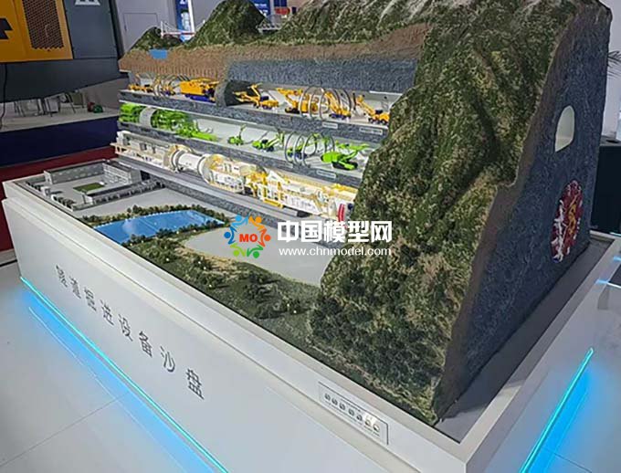 隧道掘進設備沙盤模型