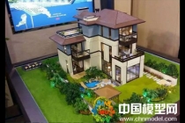 別墅模型主要突出環(huán)境觀，建筑按部就班即可