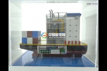 綠色船舶模型，廢氣凈化模型，船舶尾氣凈化模型