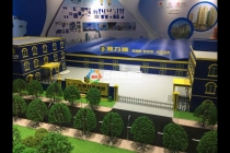 獅力德建材工廠沙盤模型