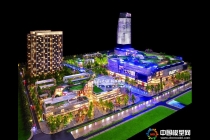 精品商業(yè)綜合體模型：保利國(guó)際廣場(chǎng)模型，拉特芳斯模型