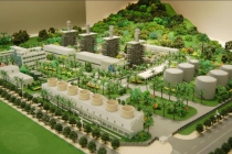 熱電廠沙盤(pán)模型，發(fā)電廠沙盤(pán)模型，以供熱為主要目的發(fā)電廠