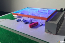 富仁高科加油站模型?，電泳裝配線模型?，德梅柯裝備模型