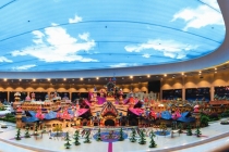 3D打印的恒大童世界建筑模型, 100多臺(tái)SLA設(shè)備，2.6噸光敏樹脂