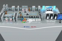 天翼云智能生產(chǎn)線沙盤模型